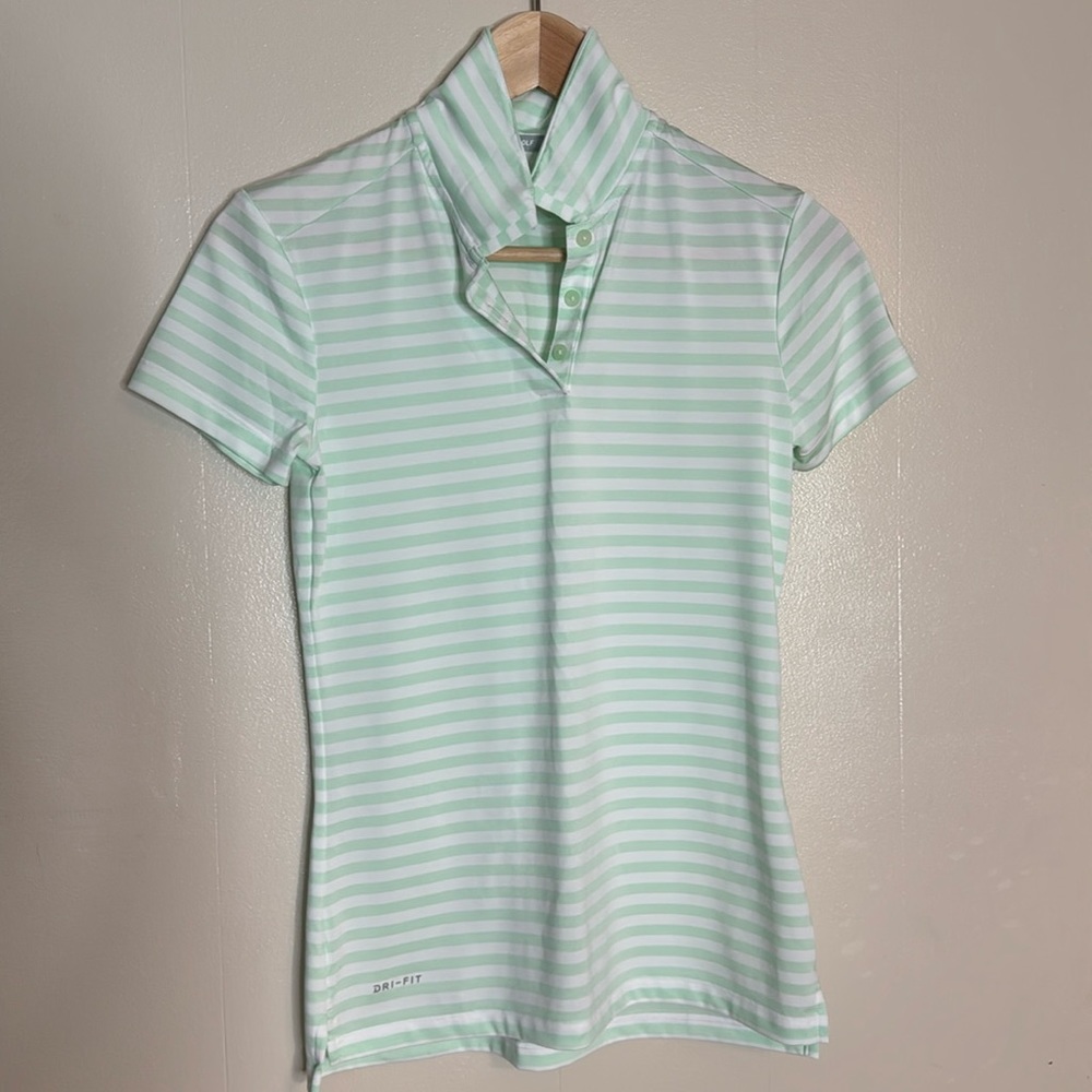 Nike Golf striped shirt